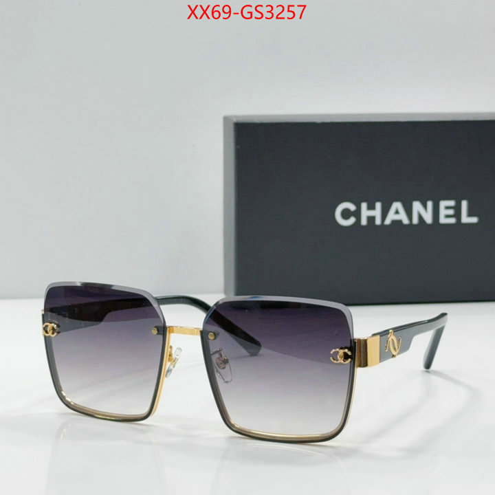 Glasses-Chanel designer replica ID: GS3257 $: 69USD