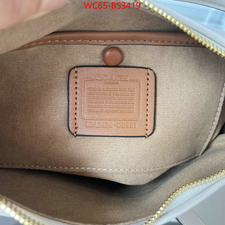 Coach Bags(4A)-Crossbody- top brands like ID: BS3419 $: 85USD,