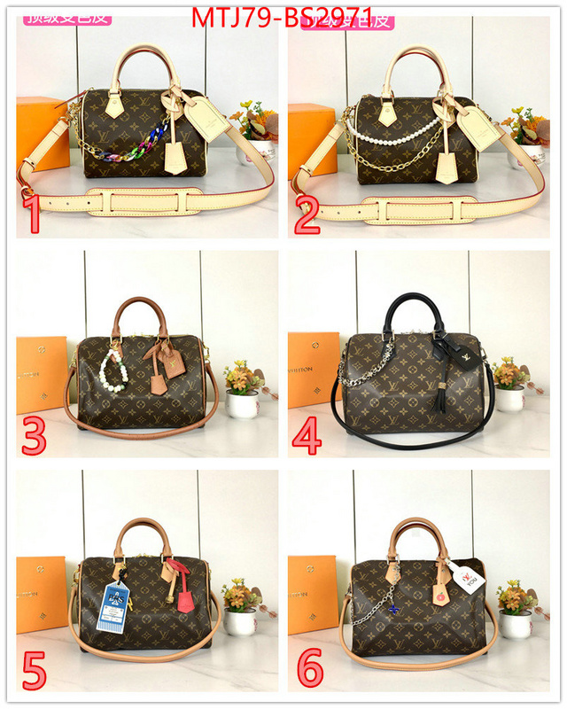 LV Bags(4A)-Speedy- top perfect fake ID: BS2971 $: 79USD,