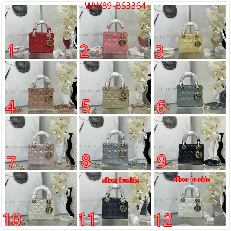 Dior Bags(4A)-Lady- replica wholesale ID: BS3364 $: 89USD,