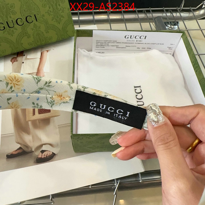 Hair band-Gucci luxury fake ID: AS2384 $: 29USD