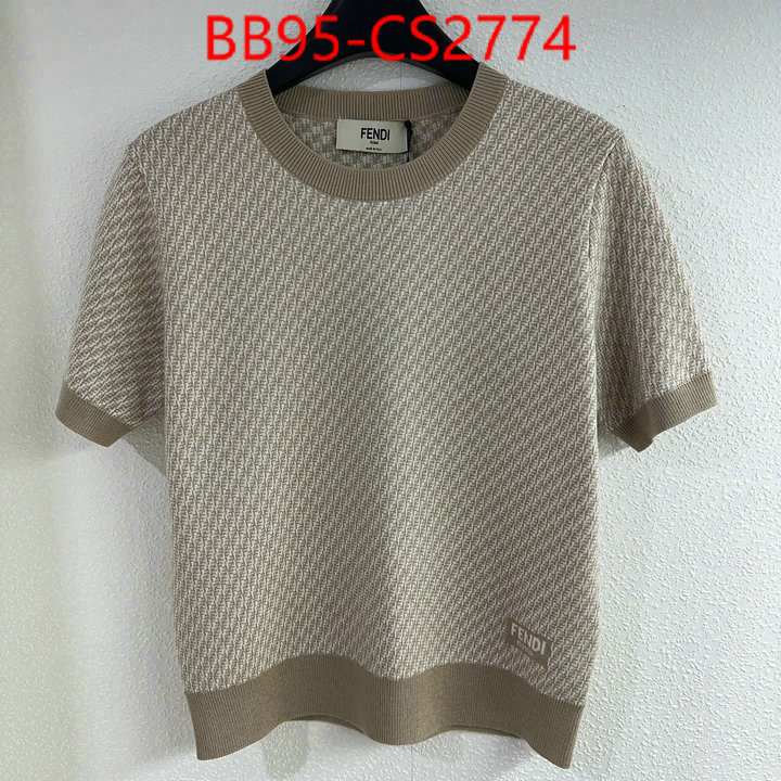 Clothing-Fendi top quality ID: CS2774 $: 95USD