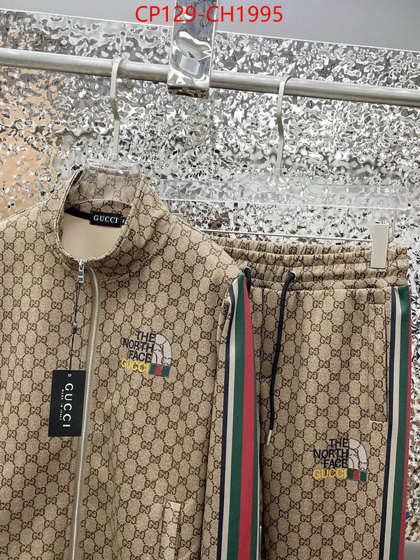 Clothing-Gucci high quality designer ID: CH1995 $: 129USD