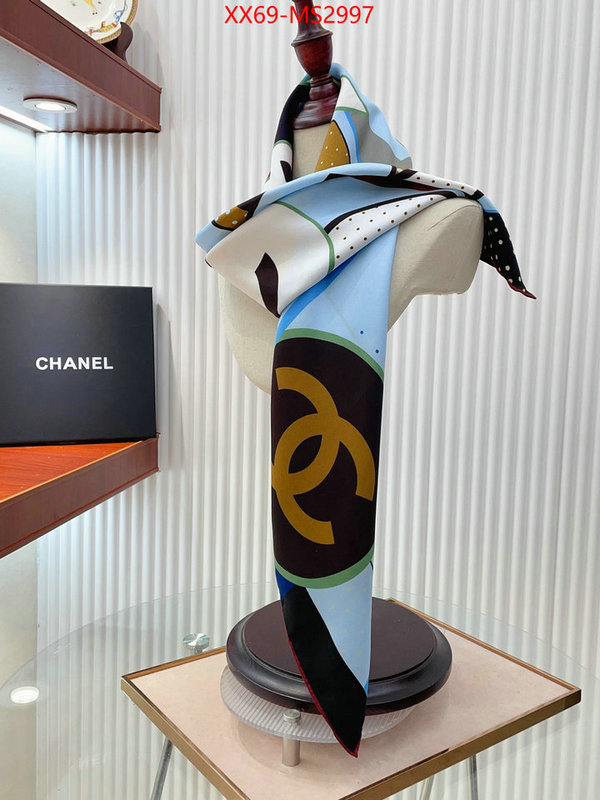 Scarf-Chanel for sale cheap now ID: MS2997 $: 69USD