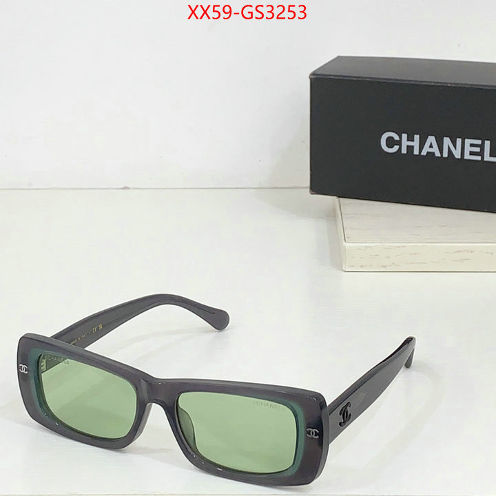 Glasses-Chanel how to buy replcia ID: GS3253 $: 59USD