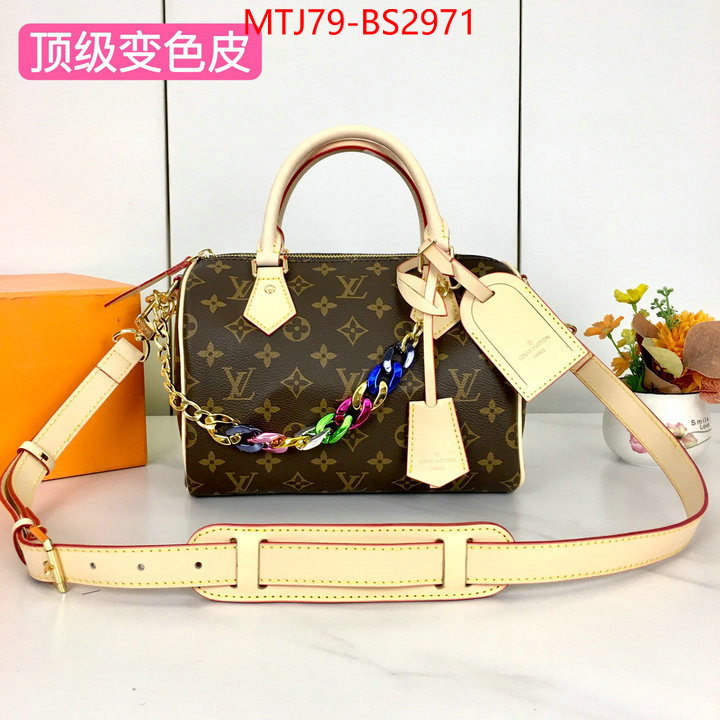 LV Bags(4A)-Speedy- top perfect fake ID: BS2971 $: 79USD,