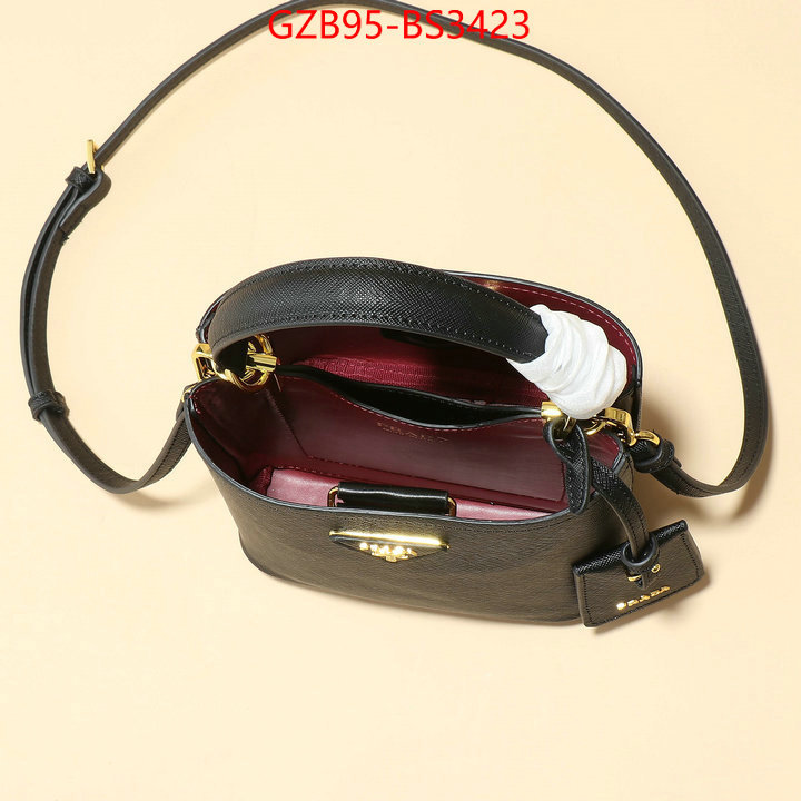 Prada Bags(4A)-bucket bag best replica 1:1 ID: BS3423 $: 95USD,