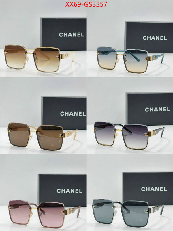 Glasses-Chanel designer replica ID: GS3257 $: 69USD