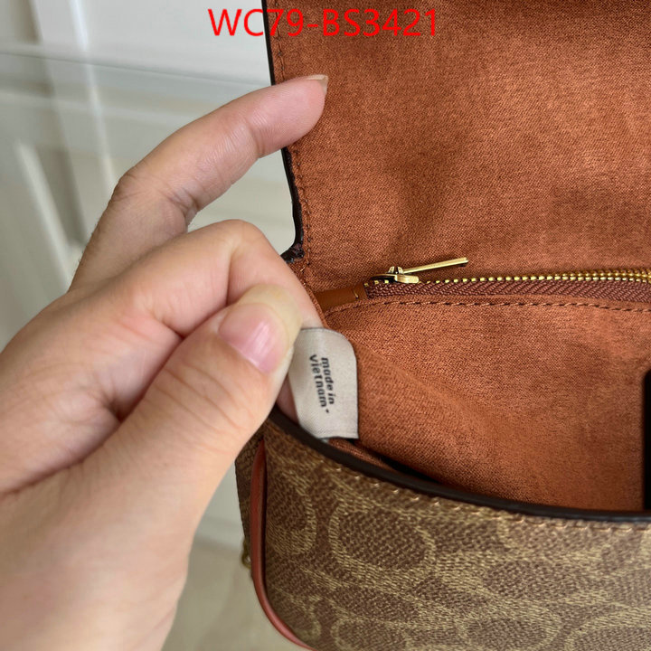 Coach Bags(4A)-Crossbody- website to buy replica ID: BS3421 $: 79USD,