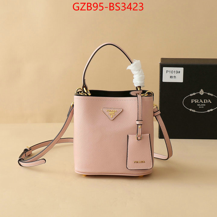 Prada Bags(4A)-bucket bag best replica 1:1 ID: BS3423 $: 95USD,