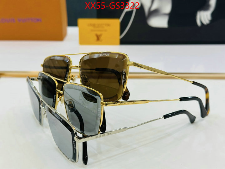 Glasses-LV 1:1 clone ID: GS3322 $: 55USD