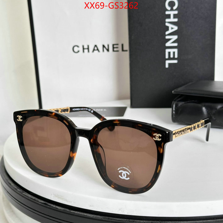 Glasses-Chanel top 1:1 replica ID: GS3262 $: 69USD