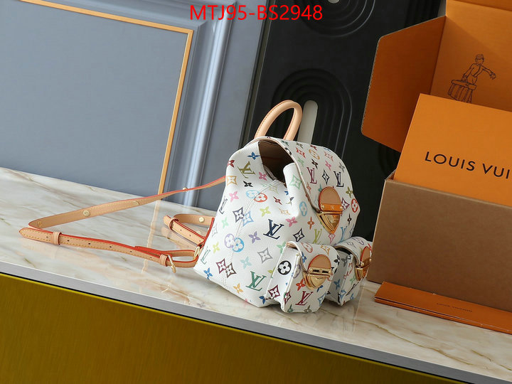 LV Bags(4A)-Backpack- outlet 1:1 replica ID: BS2948 $: 95USD,