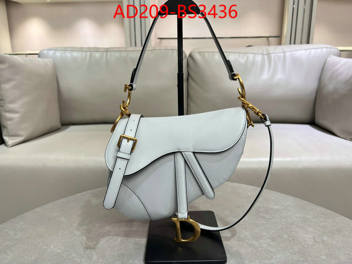 Dior Bags(TOP)-Saddle- replica wholesale ID: BS3436 $: 209USD,