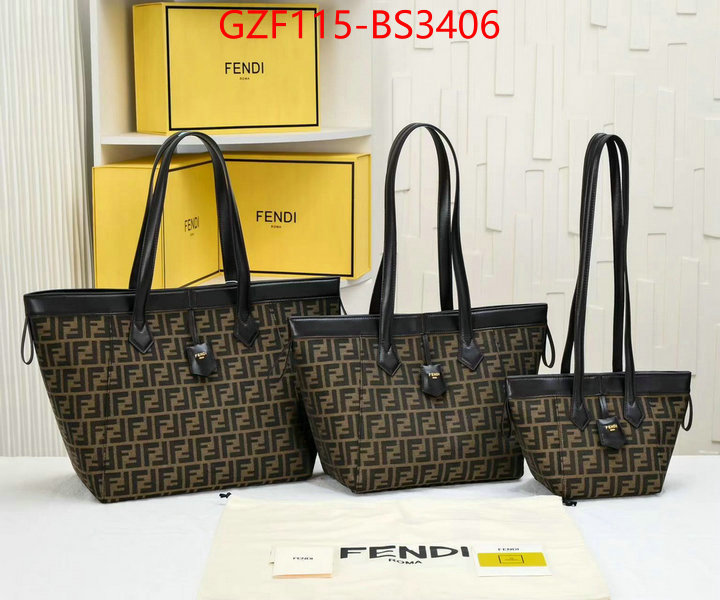 Fendi Bags(4A)-Handbag- designer replica ID: BS3406