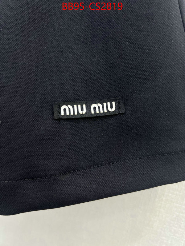 Clothing-MIU MIU is it illegal to buy ID: CS2819 $: 95USD