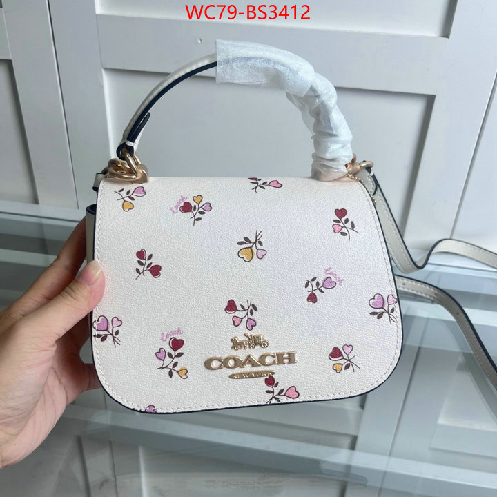 Coach Bags(4A)-Crossbody- high quality 1:1 replica ID: BS3412 $: 79USD,