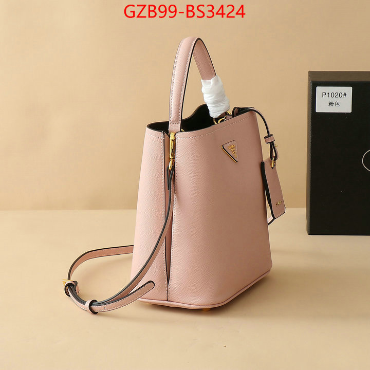 Prada Bags(4A)-bucket bag high quality happy copy ID: BS3424 $: 99USD,