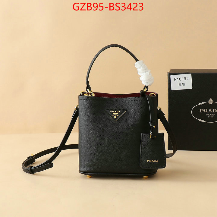 Prada Bags(4A)-bucket bag best replica 1:1 ID: BS3423 $: 95USD,