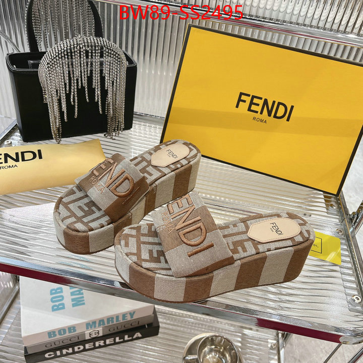 Women Shoes-Fendi quality aaaaa replica ID: SS2495 $: 89USD