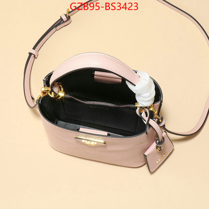 Prada Bags(4A)-bucket bag best replica 1:1 ID: BS3423 $: 95USD,