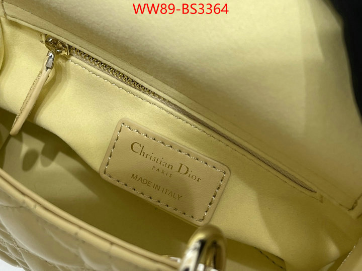 Dior Bags(4A)-Lady- replica wholesale ID: BS3364 $: 89USD,