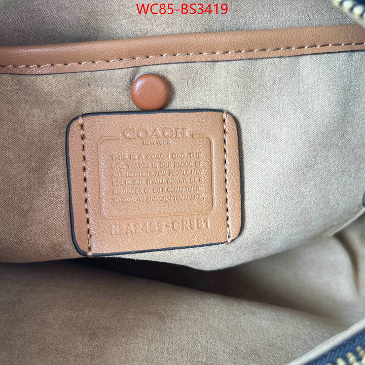 Coach Bags(4A)-Crossbody- top brands like ID: BS3419 $: 85USD,