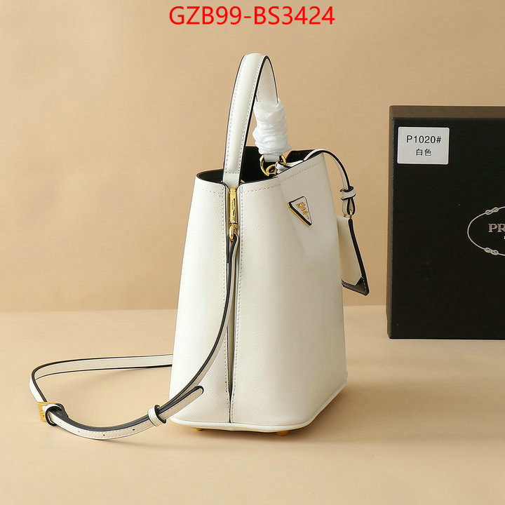 Prada Bags(4A)-bucket bag high quality happy copy ID: BS3424 $: 99USD,