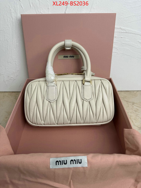 Miu Miu Bags(TOP)-Crossbody- how to start selling replica ID: BS2036 $: 249USD,