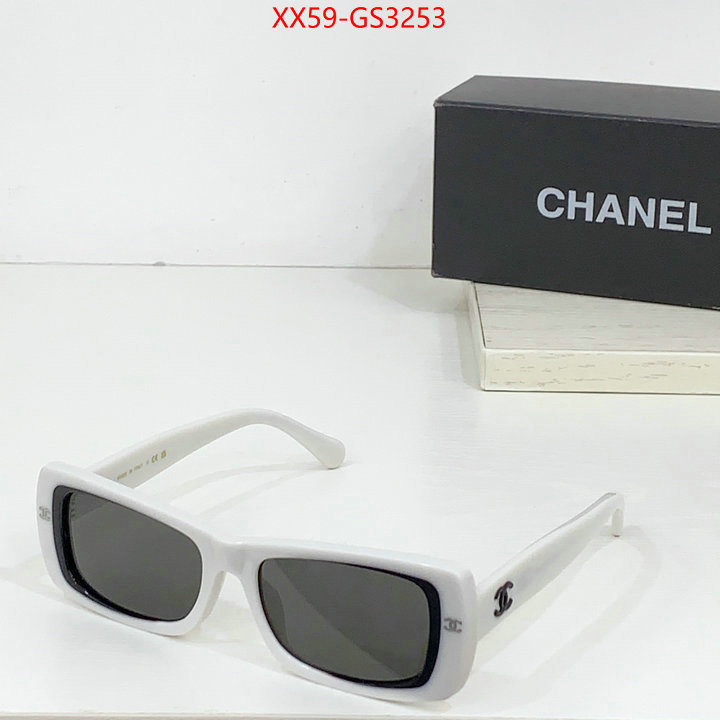 Glasses-Chanel how to buy replcia ID: GS3253 $: 59USD