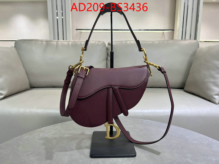 Dior Bags(TOP)-Saddle- replica wholesale ID: BS3436 $: 209USD,