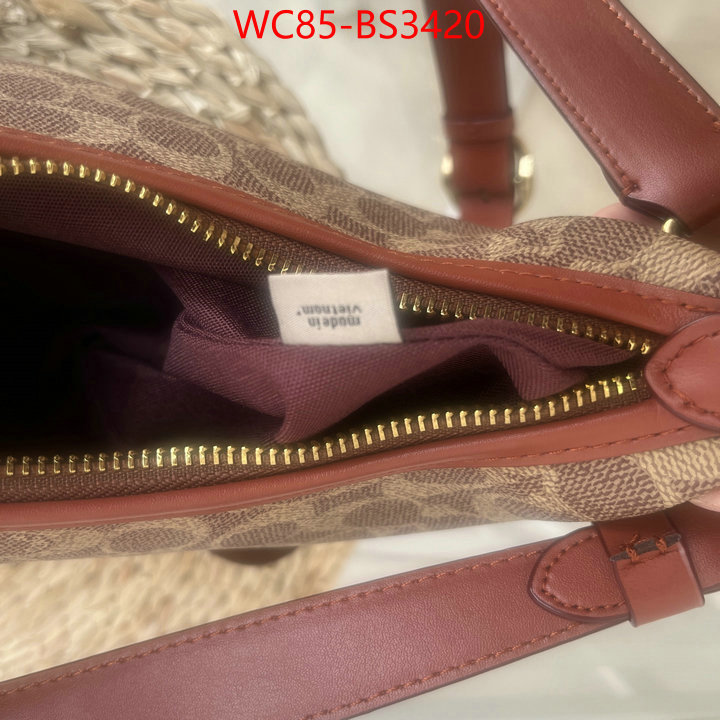 Coach Bags(4A)-Crossbody- online ID: BS3420 $: 85USD,