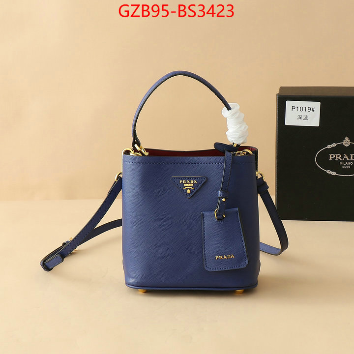 Prada Bags(4A)-bucket bag best replica 1:1 ID: BS3423 $: 95USD,