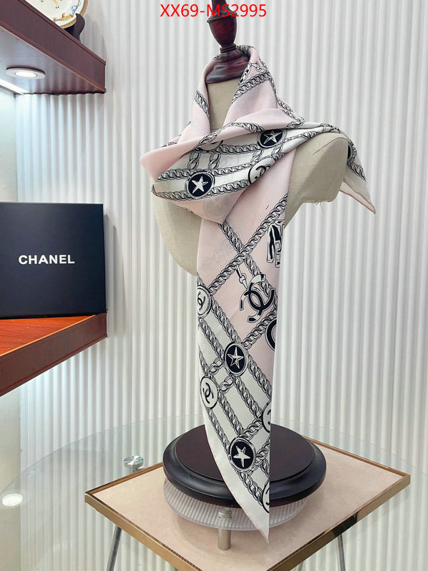 Scarf-Chanel cheap online best designer ID: MS2995 $: 69USD