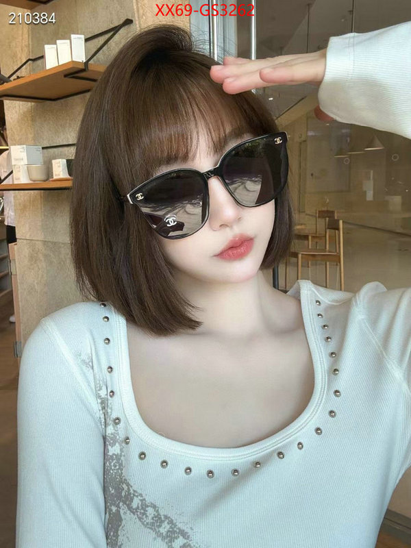 Glasses-Chanel top 1:1 replica ID: GS3262 $: 69USD