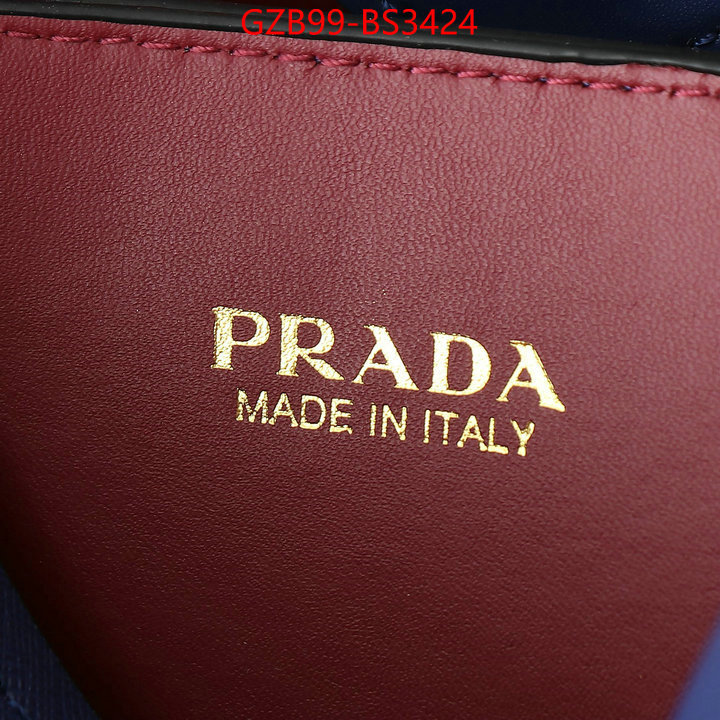 Prada Bags(4A)-bucket bag high quality happy copy ID: BS3424 $: 99USD,