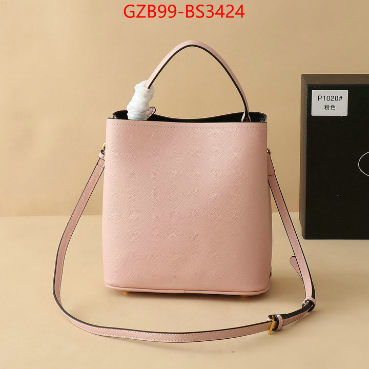 Prada Bags(4A)-bucket bag high quality happy copy ID: BS3424 $: 99USD,