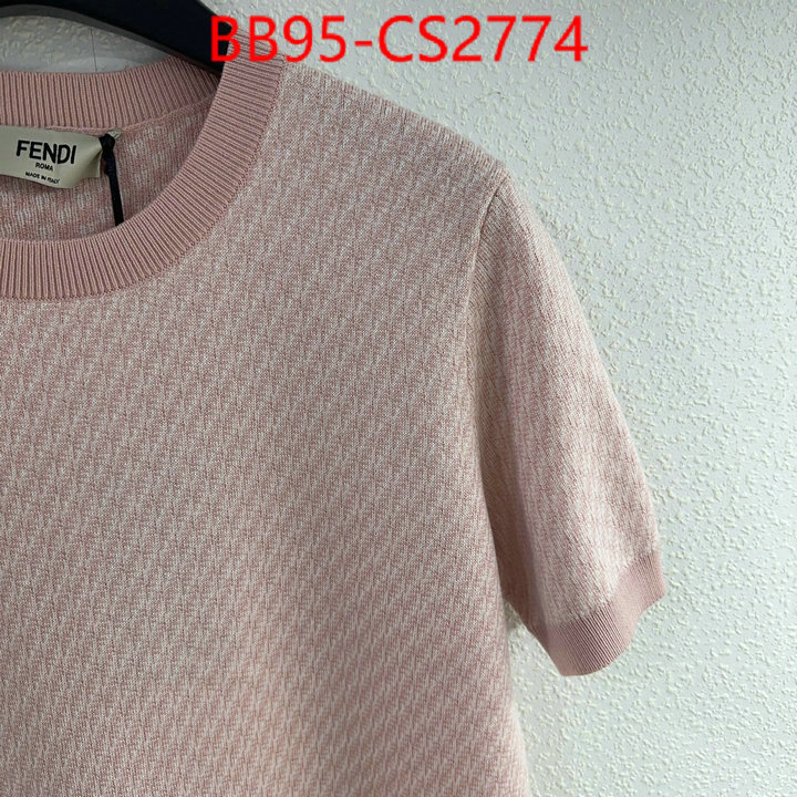 Clothing-Fendi top quality ID: CS2774 $: 95USD