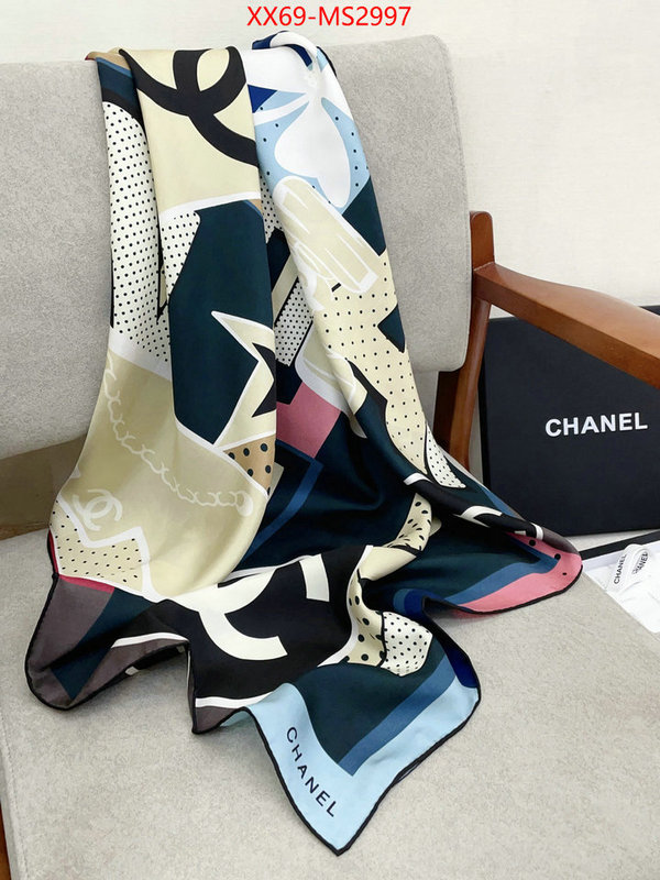 Scarf-Chanel for sale cheap now ID: MS2997 $: 69USD