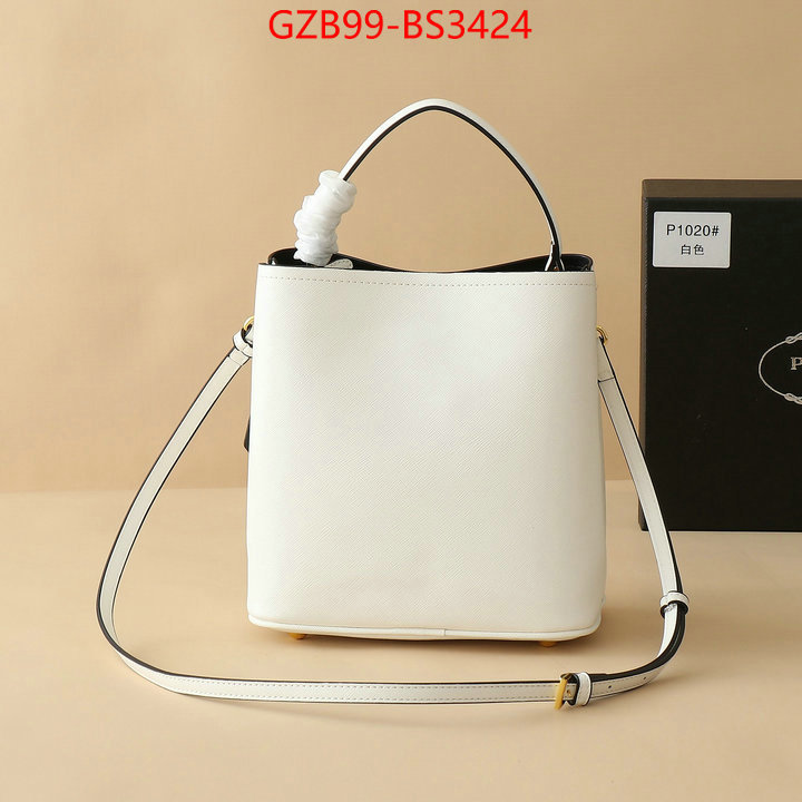 Prada Bags(4A)-bucket bag high quality happy copy ID: BS3424 $: 99USD,