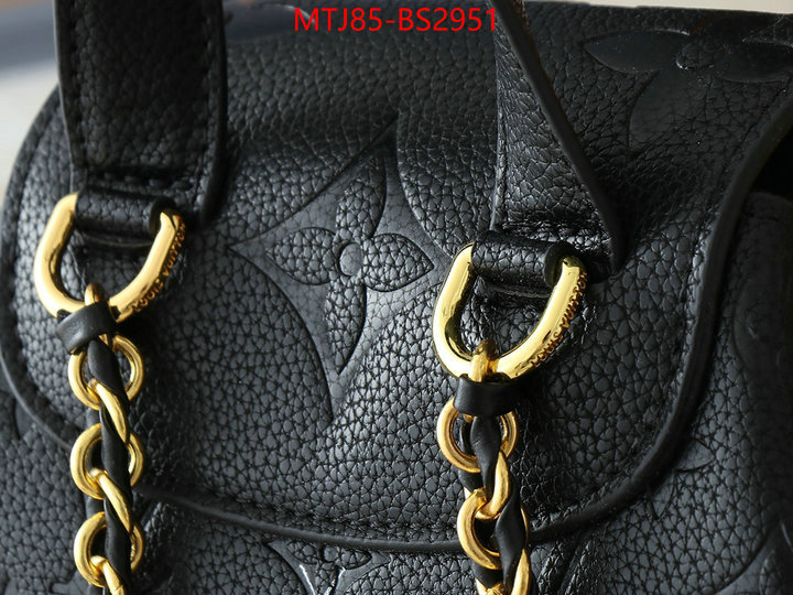 LV Bags(4A)-Backpack- where to buy high quality ID: BS2951 $: 85USD,