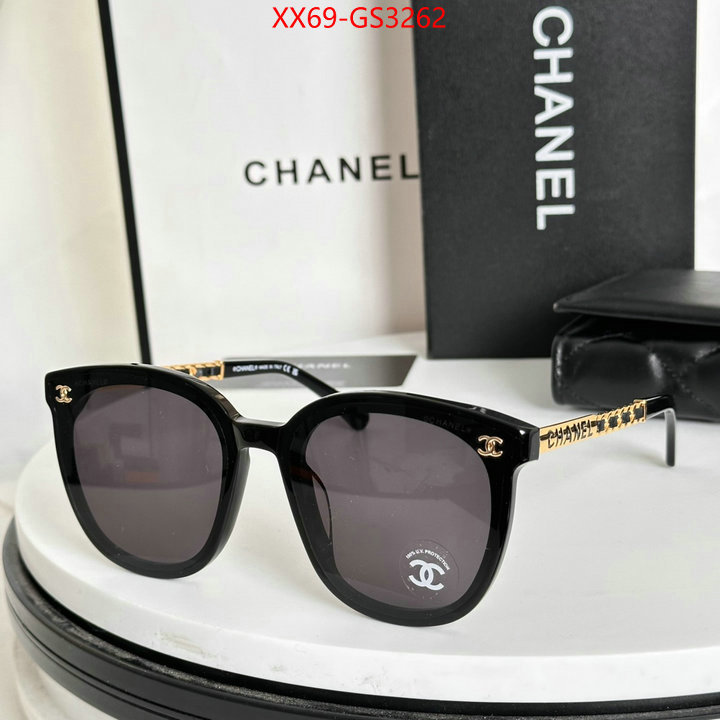 Glasses-Chanel top 1:1 replica ID: GS3262 $: 69USD