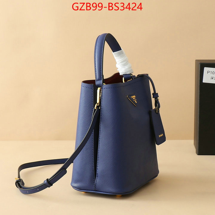 Prada Bags(4A)-bucket bag high quality happy copy ID: BS3424 $: 99USD,