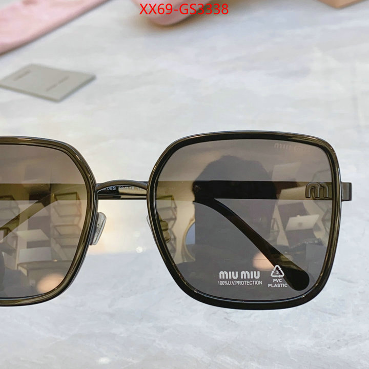 Glasses-Miu Miu replica 1:1 high quality ID: GS3338 $: 69USD