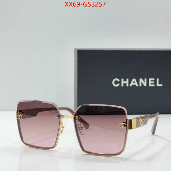 Glasses-Chanel designer replica ID: GS3257 $: 69USD