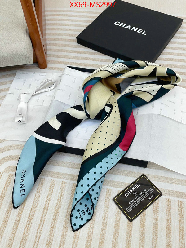 Scarf-Chanel for sale cheap now ID: MS2997 $: 69USD