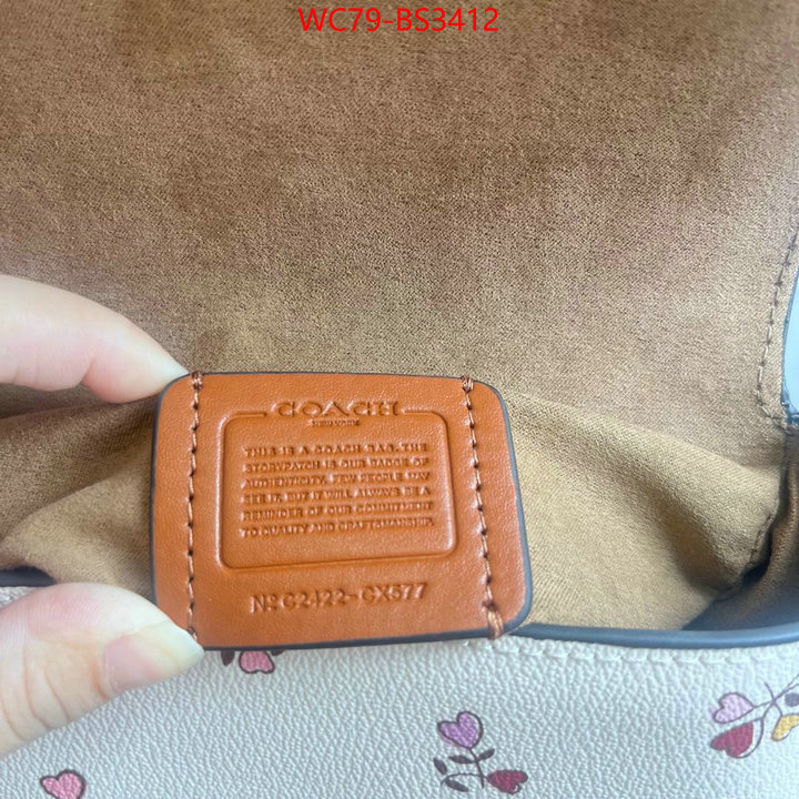 Coach Bags(4A)-Crossbody- high quality 1:1 replica ID: BS3412 $: 79USD,