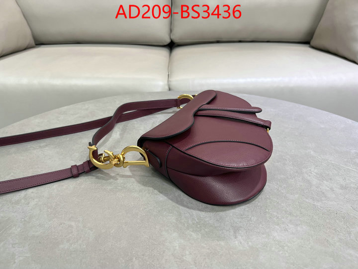 Dior Bags(TOP)-Saddle- replica wholesale ID: BS3436 $: 209USD,