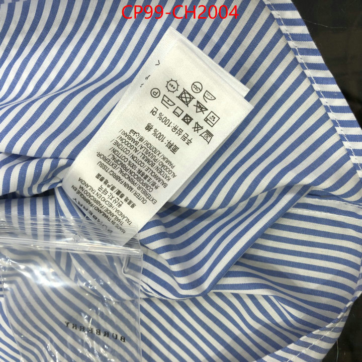 Clothing-Burberry replica wholesale ID: CH2004 $: 99USD