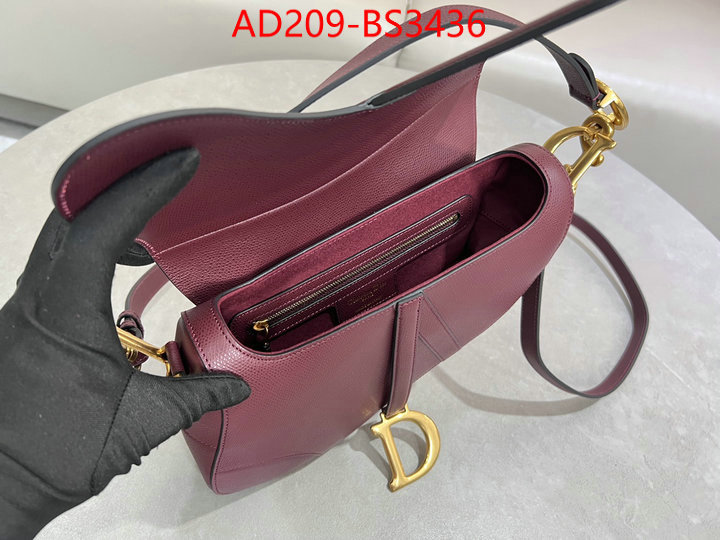 Dior Bags(TOP)-Saddle- replica wholesale ID: BS3436 $: 209USD,